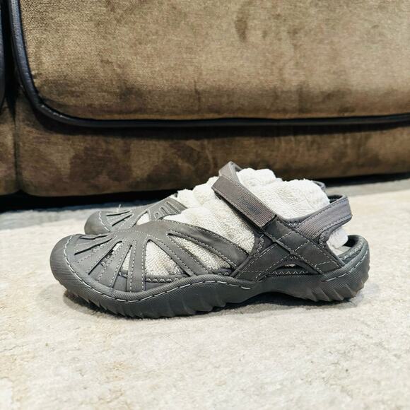 Jsport By Jambu Poppy Mary Jane Sandals gray woman’s 7.5 - Picture 1 of 9